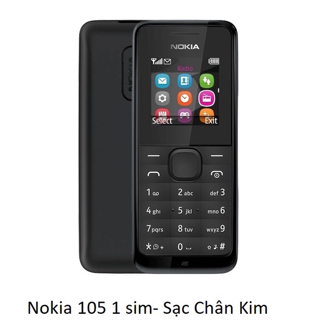 Điện Thoại Nghe Gọi Nokia 105 Zin Chính Hãng Like New Được Chọn Phụ Kiện