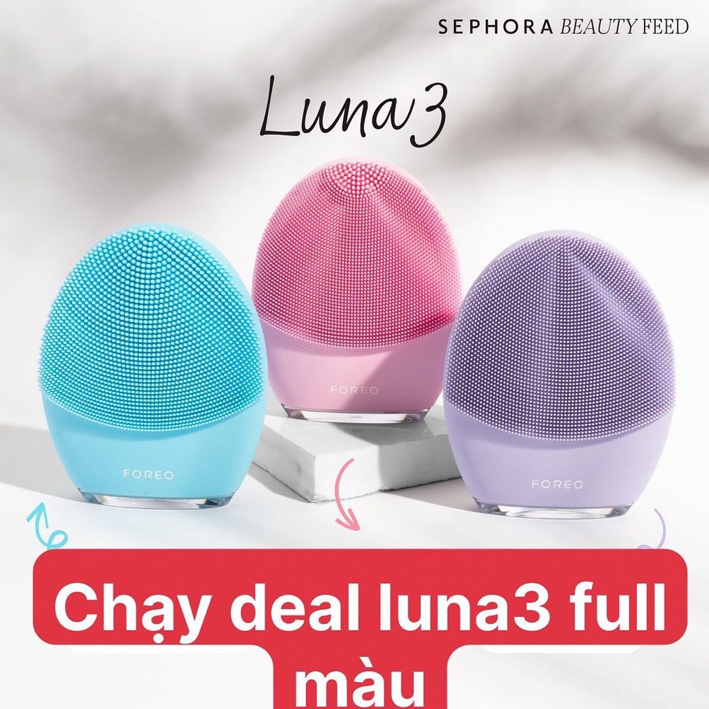 Máy rửa mặt Fo.r.e.o Lu.na mini 3 + 3,2% phí sp