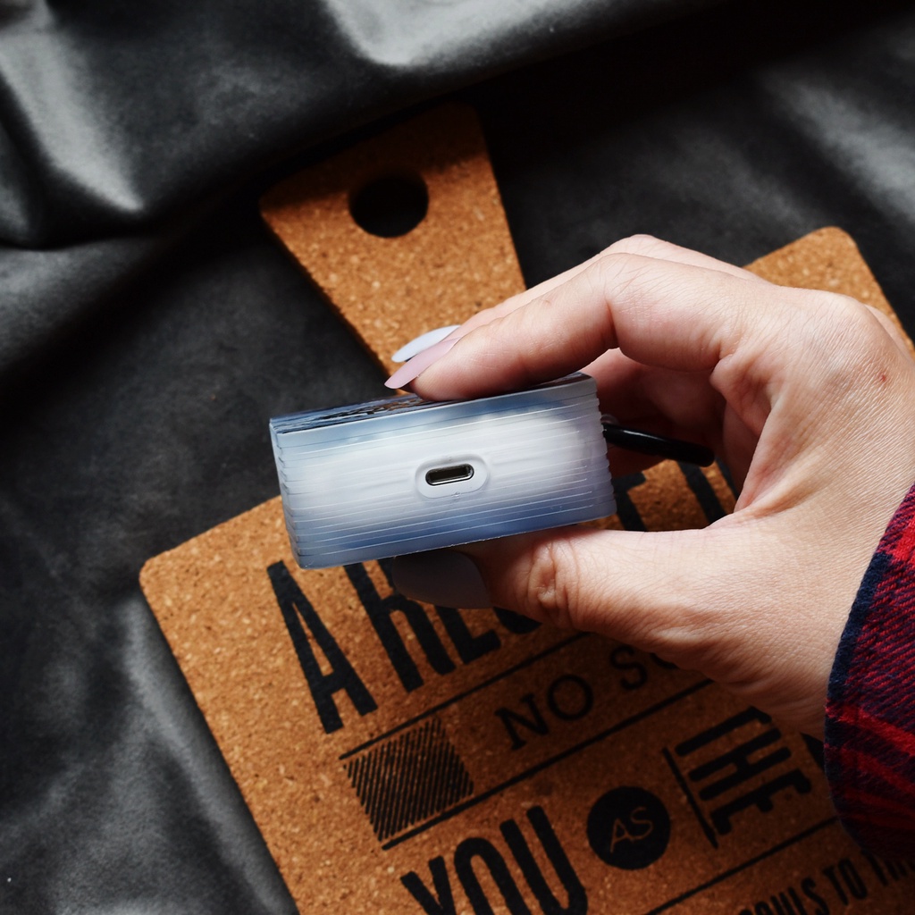 The North Face Vỏ Bảo Vệ Hộp Sạc Tai Nghe airpods 3 Pro 2 3 Họa Tiết NORTH FACE NORTH FACE Màu Trắng Đen Thời Trang 2021 Ốp