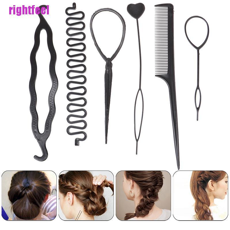 Bộ 6 Dụng Cụ Hỗ Trợ Tạo Kiểu Tóc Chuyên Dụng