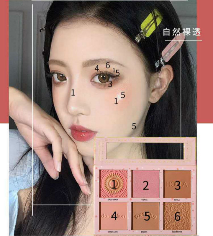 [Hàng mới về] Phấn má hồng Hudamoji tông màu tự nhiên chống nước lâu trôi | BigBuy360 - bigbuy360.vn