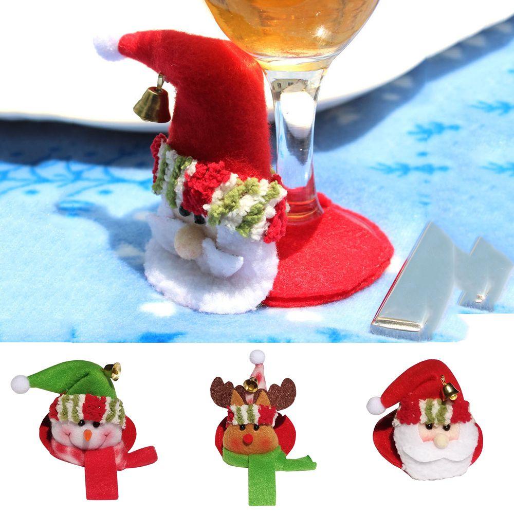 WATTLE Ly Thủy Tinh Uống Rượu Champagne Trang Trí Bàn Ăn Giáng Sinh