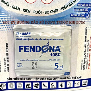 THUỐC DIỆT MUỖI VÀ CÔN TRÙNG FENDONA 10SC