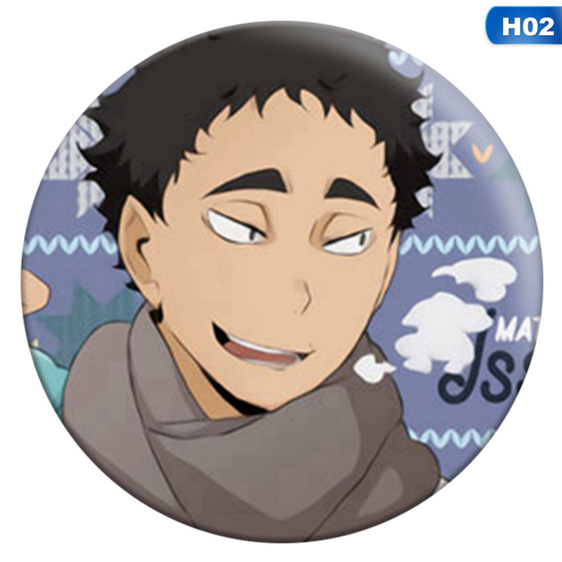 Ghim Cài Áo Hình Hoạt Hình Haikyuu