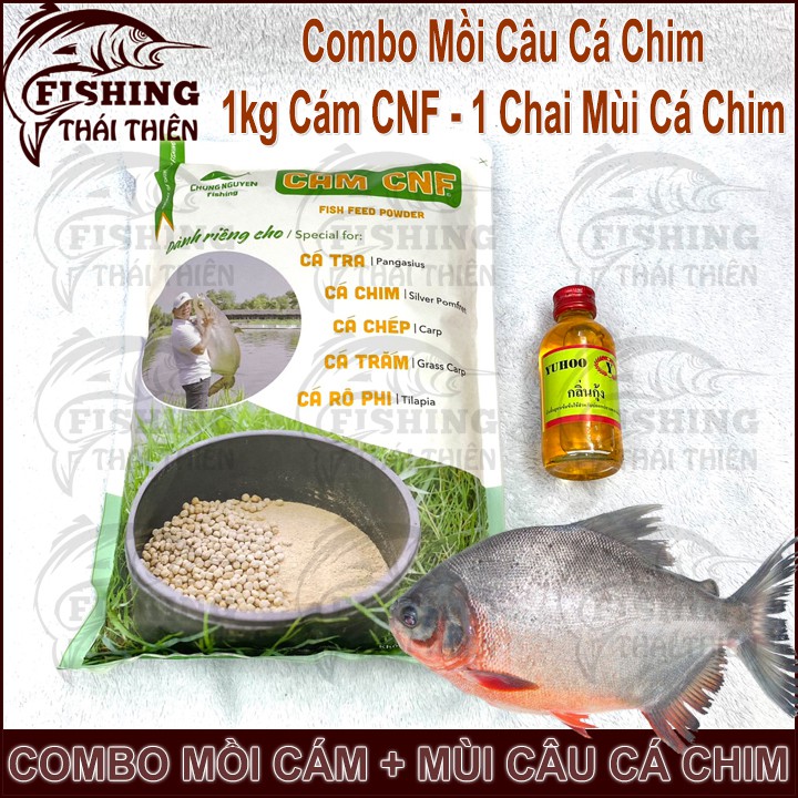 Mồi Câu Cá Chim , Combo 1kg Cám CNF + 1 Chai Tinh Mùi Thái Lan  Chuyên Câu Cá Chim