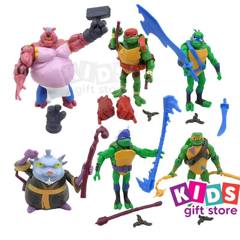 Set 6 Mô Hình Đồ Chơi Ninja Rùa