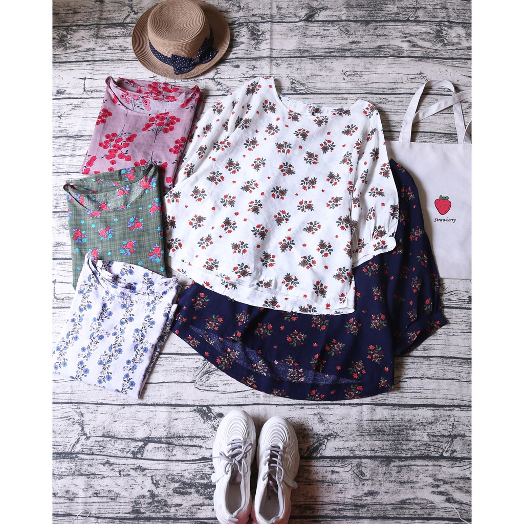 ÁO MORI HOA NHÍ CÁNH DƠI