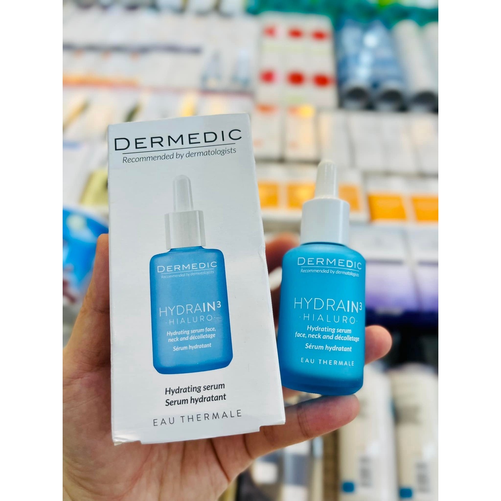 Serum 15% HA Siêu Cấp Ẩm Dermedic Hydrain3 Hialuro 30ml
