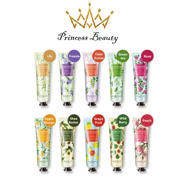 Combo 10 kem dưỡng da tay Maycreate, Flower of Story mềm mịn nội địa Trung chính hãng 30g