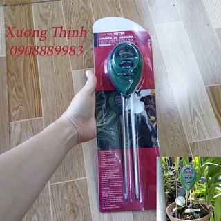 Máy đo 3 trong 1 - đo độ pH - độ ẩm - ánh sáng
