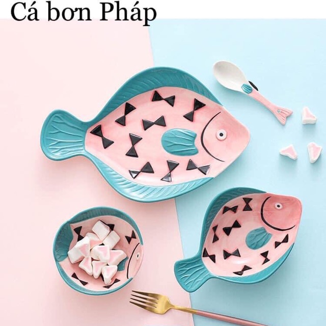Bộ sét 4 món ăn dặm 5 mẫu cá