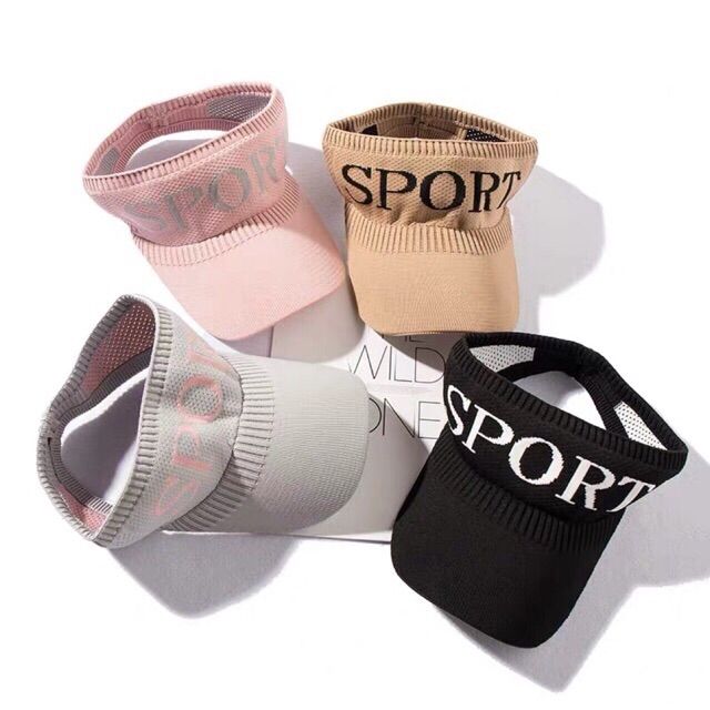 Mũ sport lưỡi chai nửa đầu cá tính