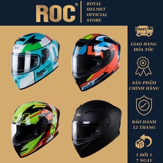 Mũ bảo hiểm fullface ROC R01 khuyến mãi pinlock