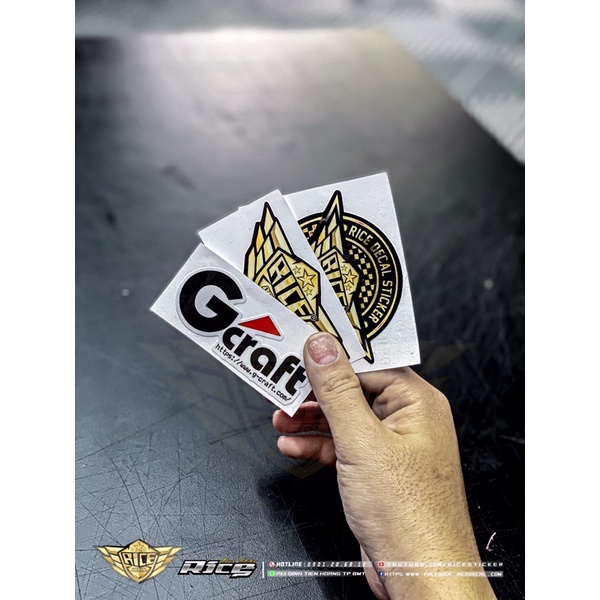 Tem dán logo Gcraft