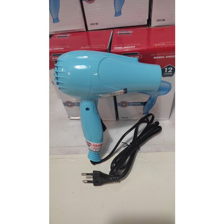 Máy sấy tóc gấp gọn shd 2301 2305 Sunhouse công suất 650W  / hàng chính hãng ledhalinh