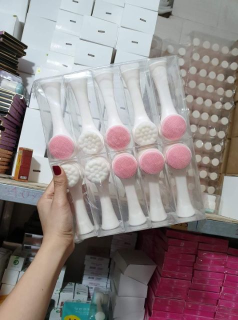 Cọ rửa mặt 2 đầul | BigBuy360 - bigbuy360.vn