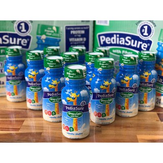 Sữa PediaSure Nước Grow & Gain With Fiber Xanh Lá 24 Chai Của Mỹ