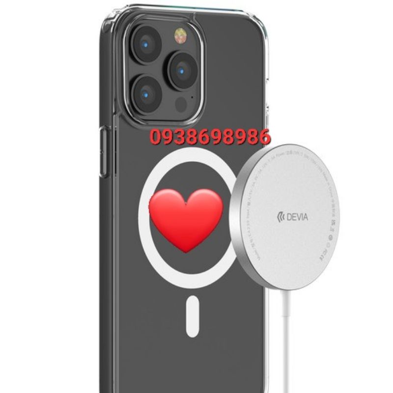 Ốp Devia trong suốt chống sốc cảm ứng cho ip1 4/14max/14pro/14 pro max khoe màu máy