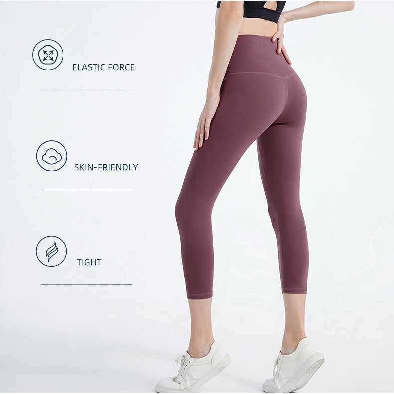 2021【High quality】Super Elasticity!Yoga gym Pants Leggings Sport Running  Quick-drying Sports Pants