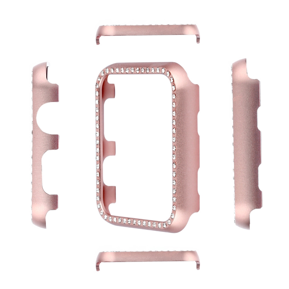 【Apple Watch Case】 Vỏ kim loại đính đá lấp lánh bảo vệ mặt đồng hồ Apple watch Series 1/2/34/5/6/se  40mm 44mm38mm, 42mm