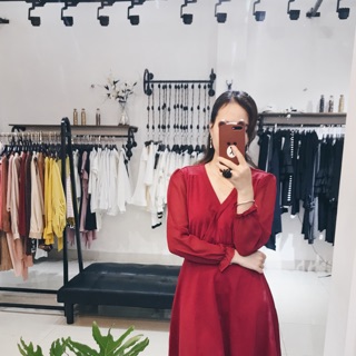 ❤️❤️ váy xoè phối tay voan lưới ❤️❤️❤️