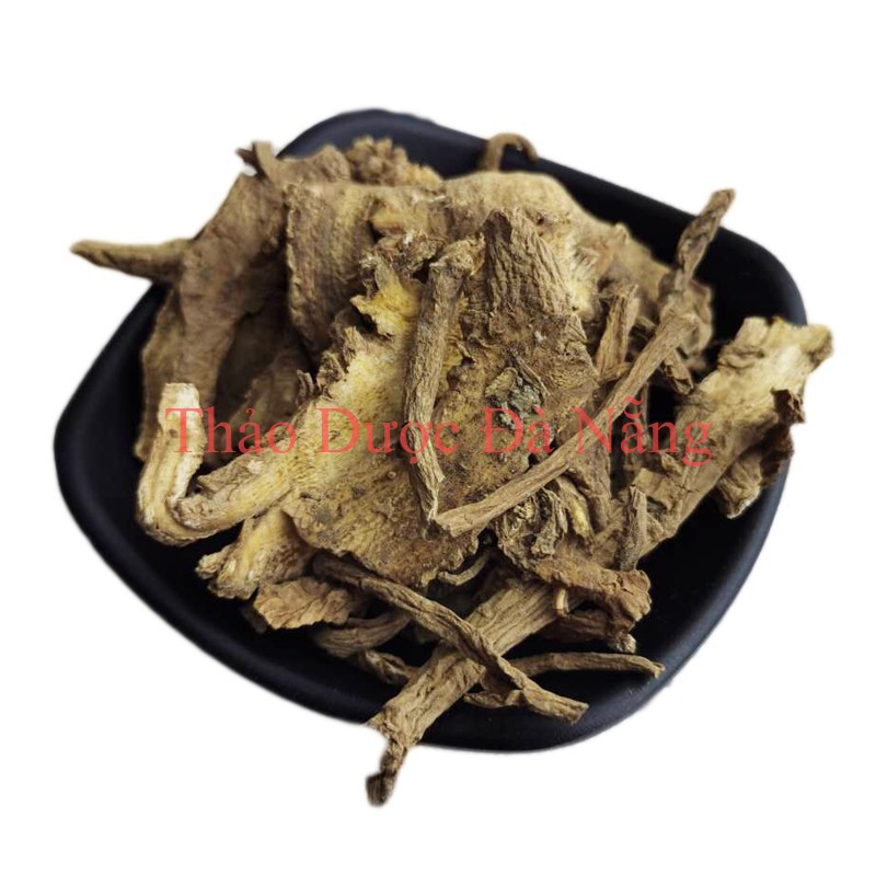 Độc Hoạt lát khô mỏng vàng 100 gram.