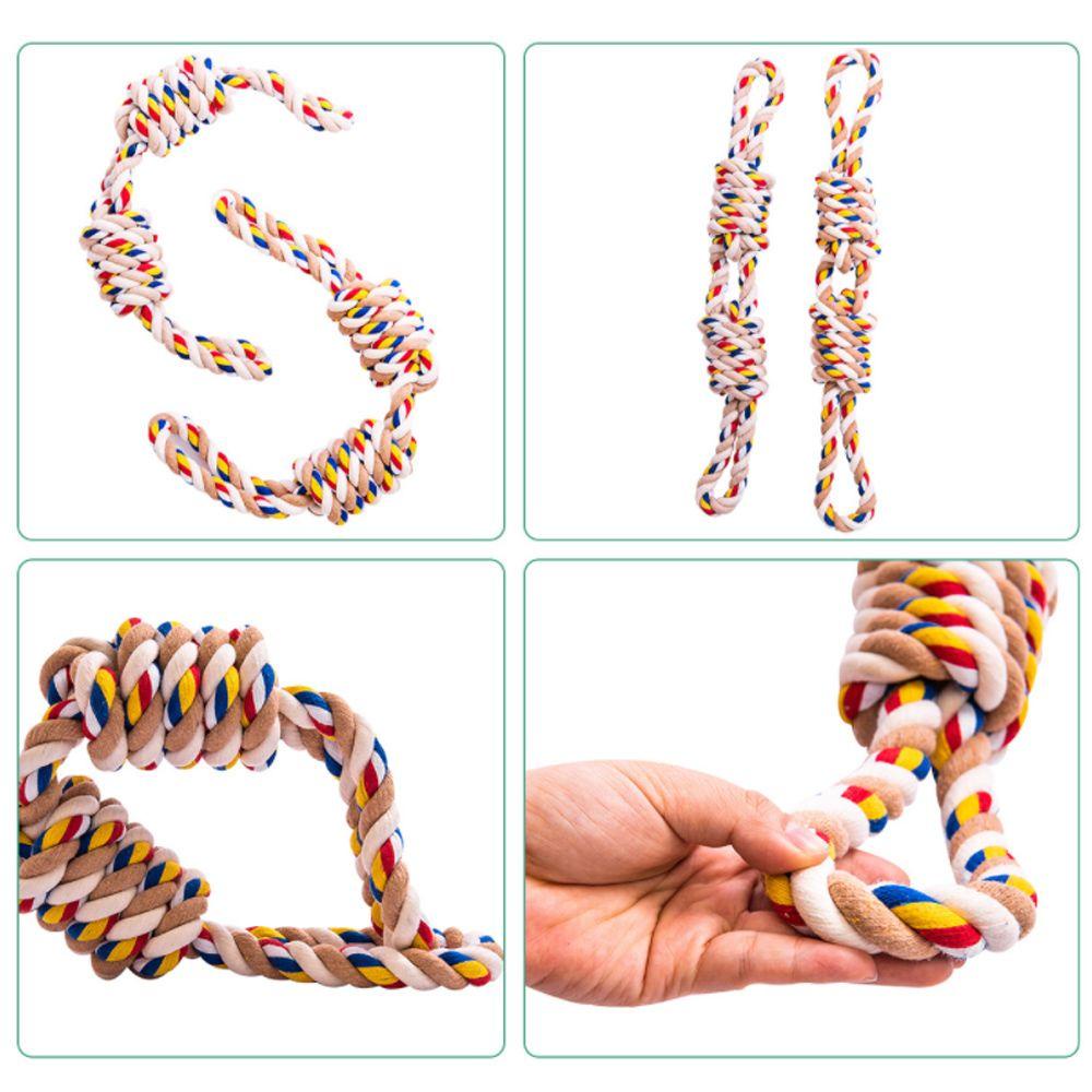 Dây Thừng Thắt Nút Lớn Bền Bỉ Làm Sạch Răng Đồ Chơi Dành Cho Chó Zaijie