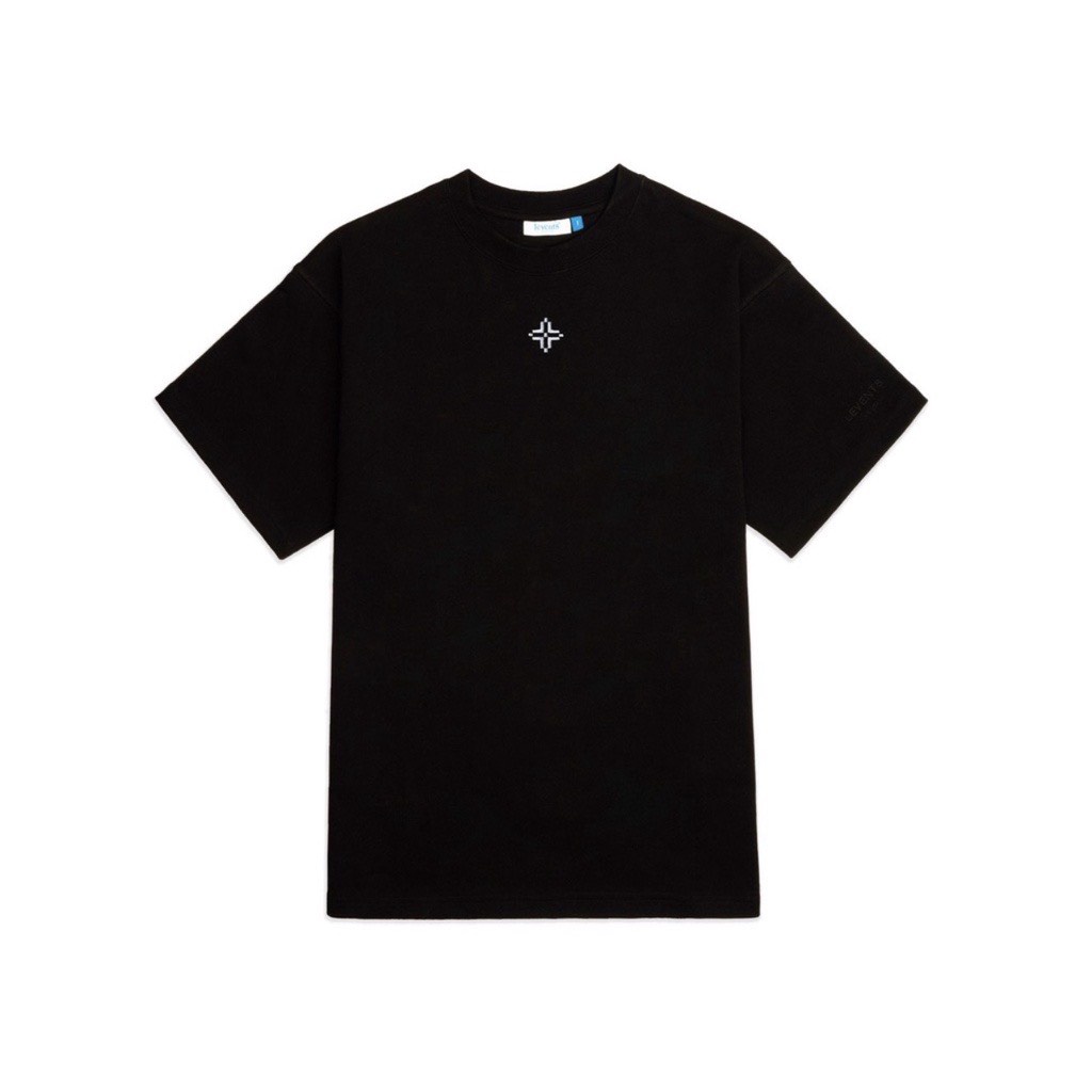 Áo Thun Nữ Nam LEVENT Form Rộng Basic, Áo Phông Tay Lỡ Unisex B004 Đen Trắng Chất Liệu Cotton