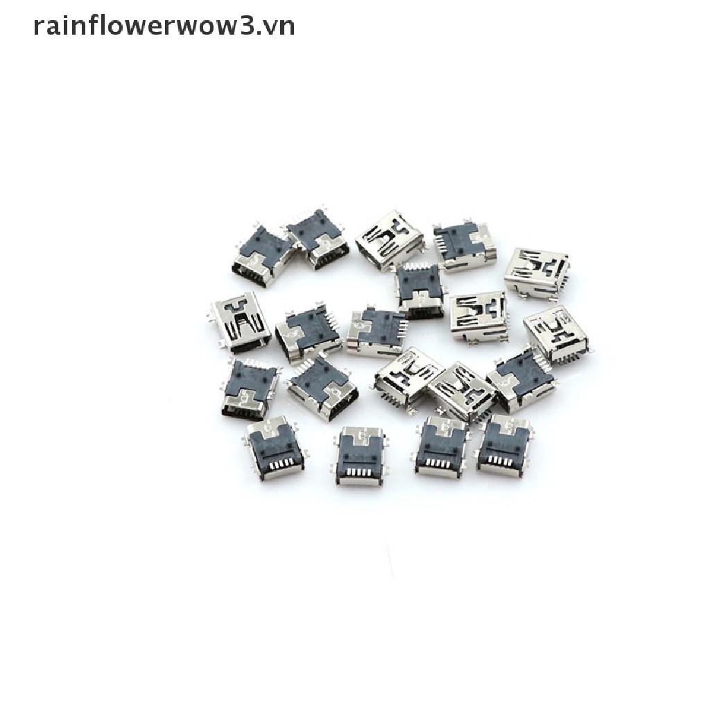 Set 20 Linh Kiện Điện Tử USB Type B 5-Pin 180 Độ SMD SMT PCB
