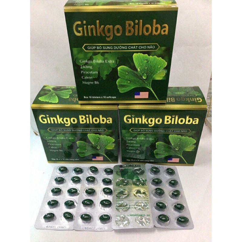 HOẠT HUYẾT DƯỠNG NÃO GINKGO BILOBA 240mg - Giúp bổ sung dưỡng chất cho não