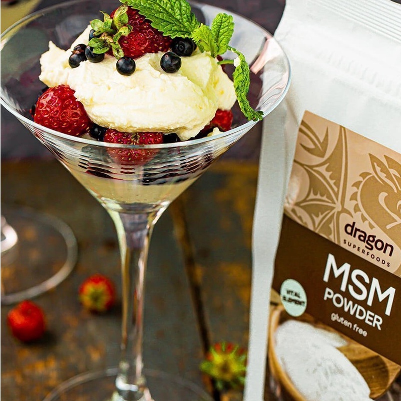 Bột lưu huỳnh MSM hữu cơ 200gr - Dragon Superfoods