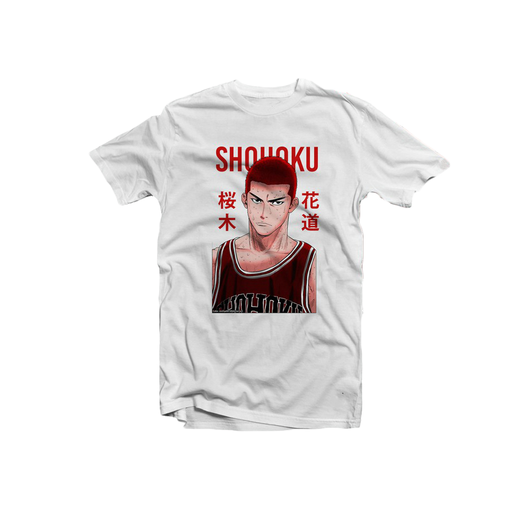 Áo Thun Thể Thao Tay Ngắn In Hình Hanamichi Sakuragi Cá Tính