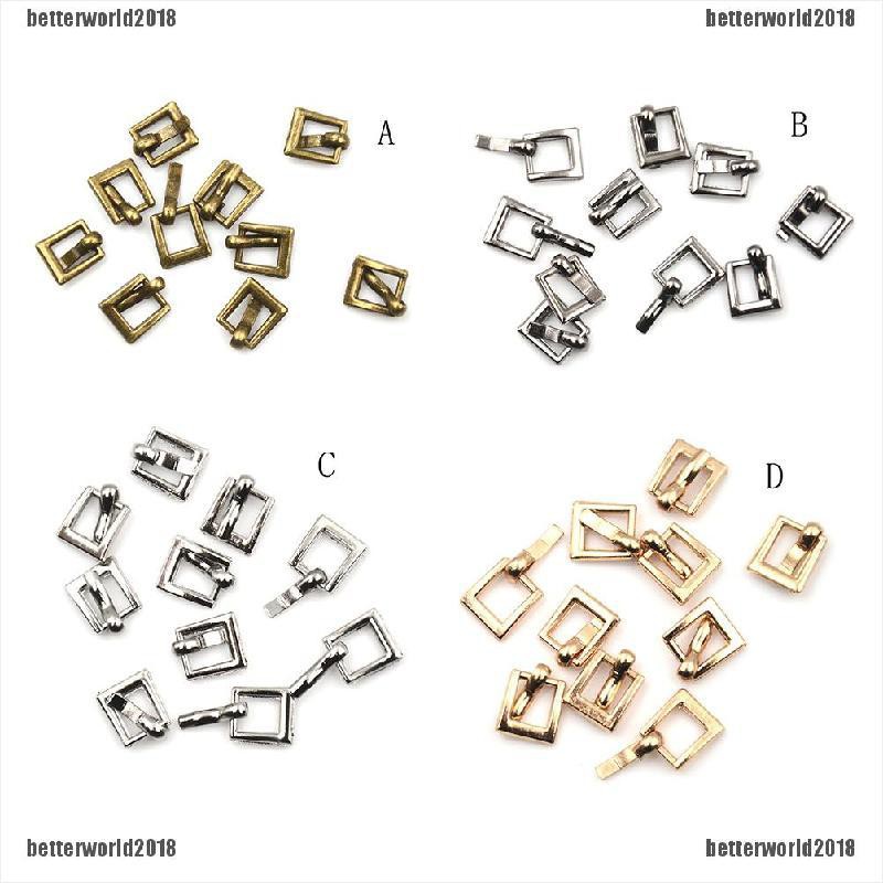 Set 10 Khóa Thắt Lưng Mini Phong Cách Nhật Bản Cho Búp Bê Blyth