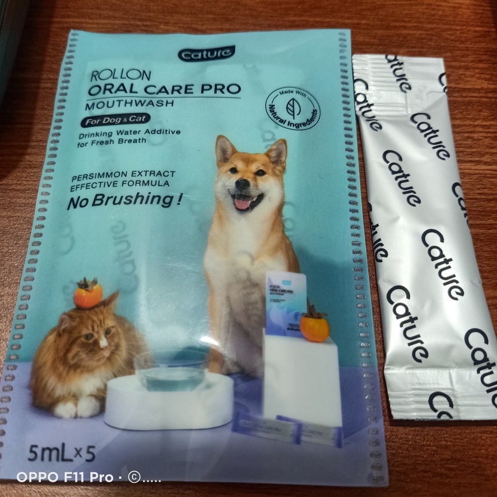 Nước Vệ Sinh Miệng Chó Mèo Giảm Mùi Hôi - Cature Rollon Oral Care Pro MOUTHWASH