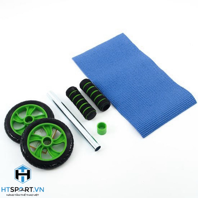 Con Lăn Tập Bụng, Dụng Cụ Tập Cơ Bụng Đa Năng AB 2 Bánh Gym Thể Thao Thể Hình Tại Nhà Cao Cấp