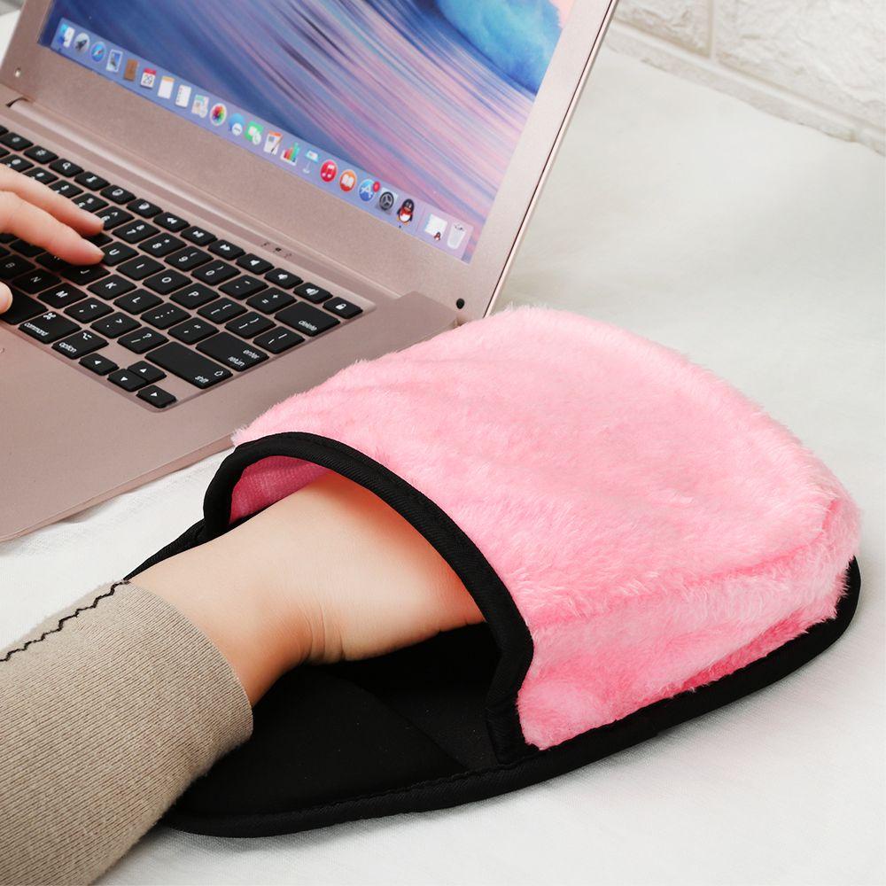 Tấm Lót Chuột Sưởi Ấm Tay Chống Trượt Mềm Mại Cổng usb