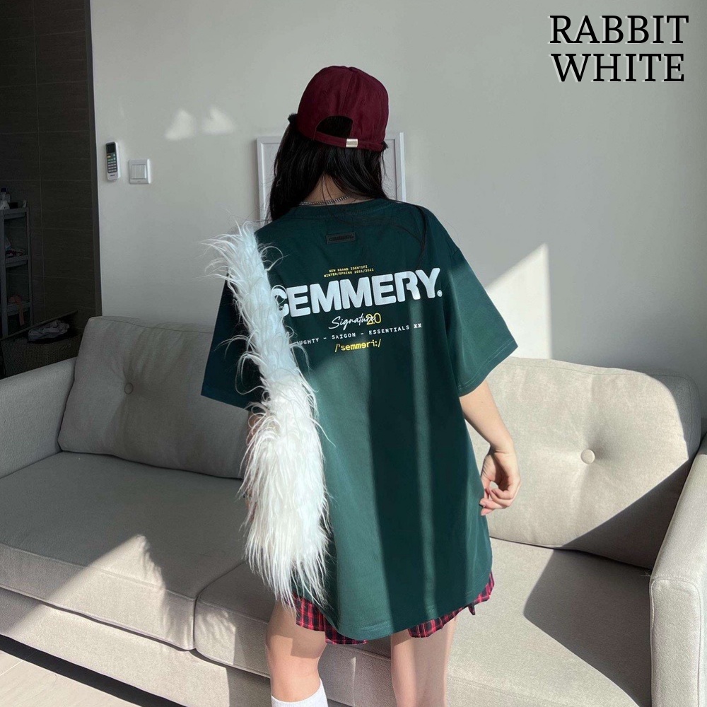 Áo thun LocalBrand Cemmery &quot; SIGNATURE TEE 2.0 &quot; Ao phông tay lỡ tshirt UNISEX nam nữ oversize 3 màu xanh , đen , be