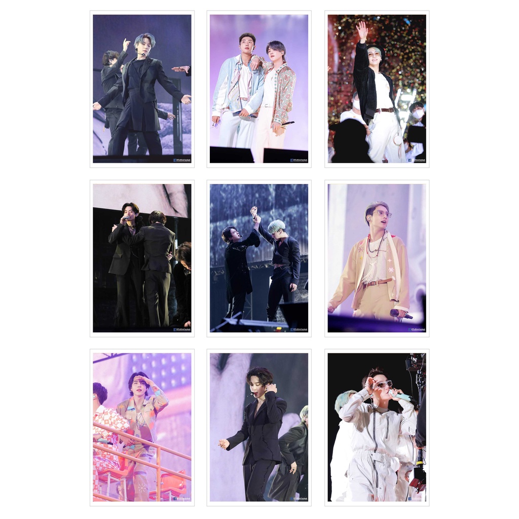 Lomo Card 45 Ảnh BTS - Permission to dance ( On Stage)