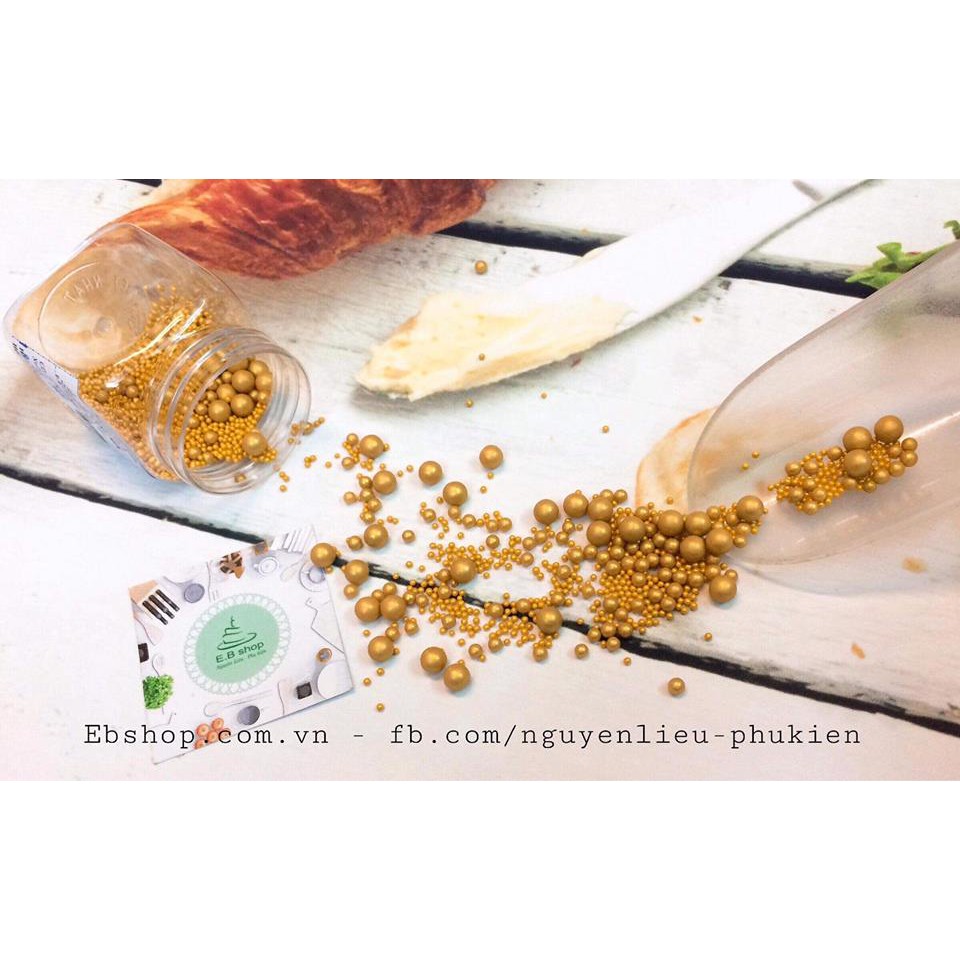 [ TRANG TRÍ BÁNH ] KẸO BI VÀNG MIX CÁC SIZE