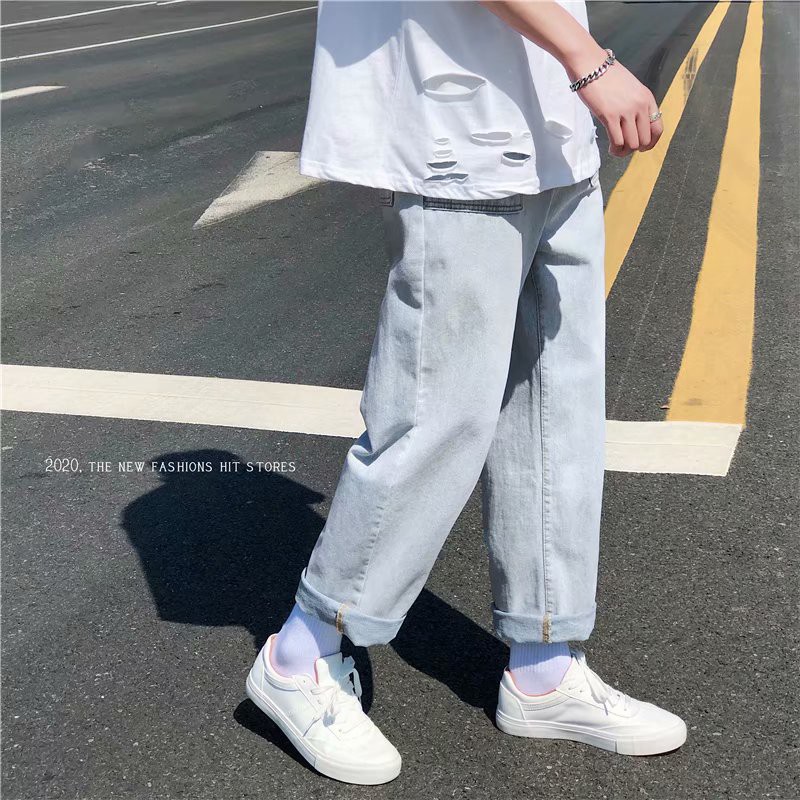 Quần Baggy, quan jean xuong,quần bò nam, nữ ,dáng ống suông, rộng nam, -phong cách hàn quốc- đổi trả nếu không ưng-Q10 | BigBuy360 - bigbuy360.vn