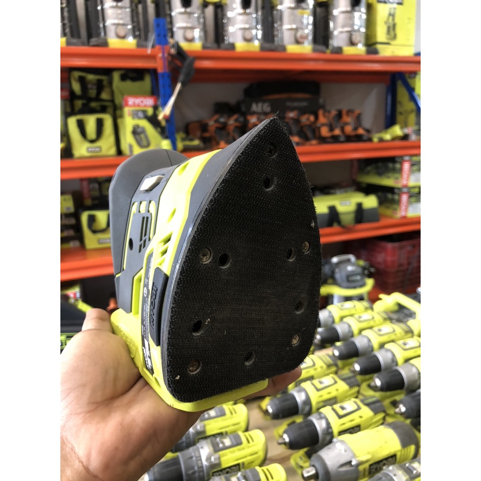 Thân máy chà nhám pin 18v ryobi 18v r18ps-0 - 90% bảo hành 1 tháng
