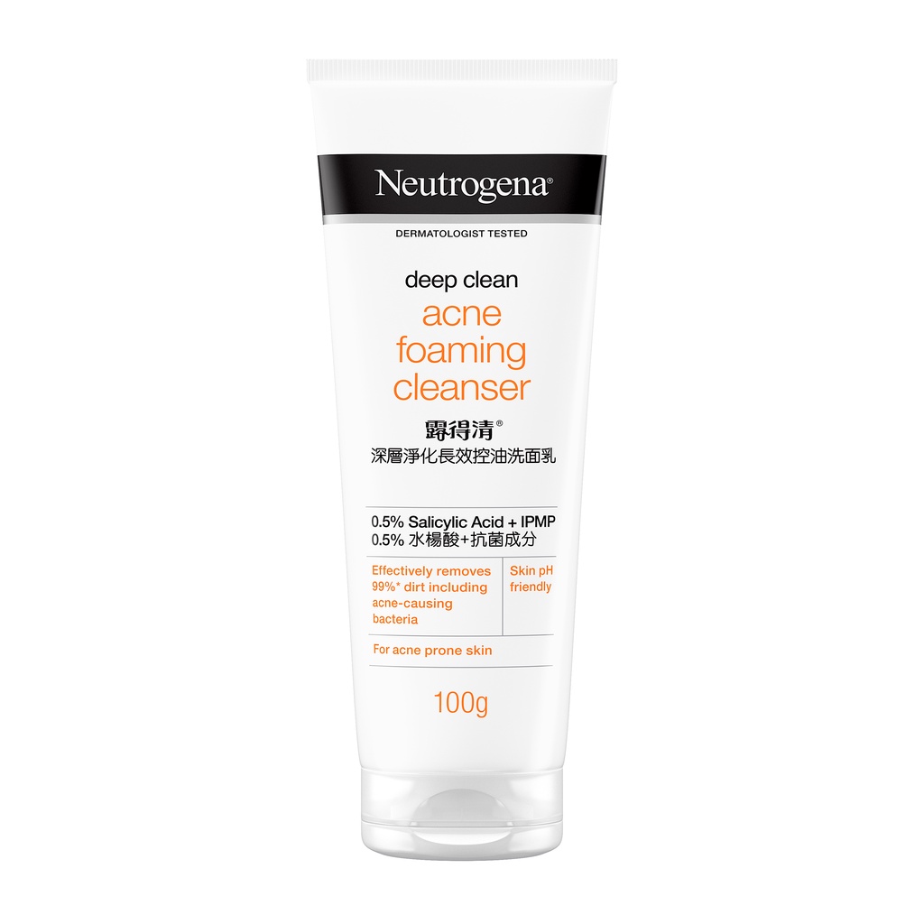 Sữa rửa mặt ngừa mụn Neutrogena Deep Clean Acne Foaming Cleanser 100g