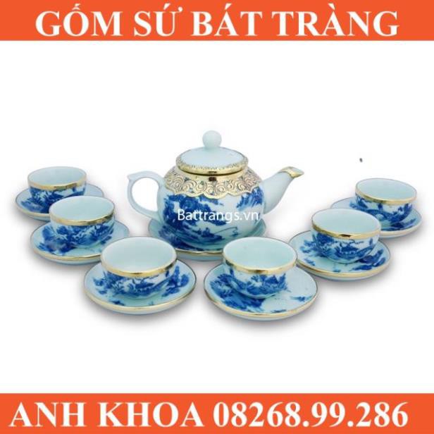 Ấm Chén Bát Tràng - Gốm sứ Bát Tràng Anh Khoa