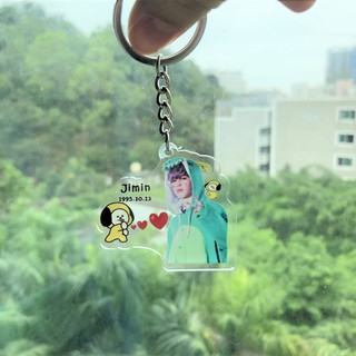 Móc khóa trong Bangtanboy chibi mặc bộ thú
