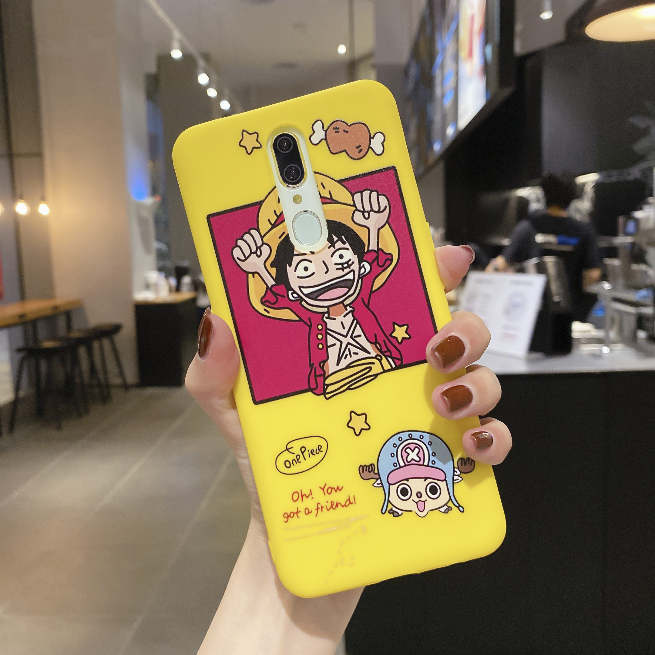 one piece Ốp Lưng realme 5i/6i c3 Ốp Lưng oppo a3s a5s a7 a92 a31 a12 a5/a9 2020 f5 f7 f9 f11 case luffy | BigBuy360 - bigbuy360.vn