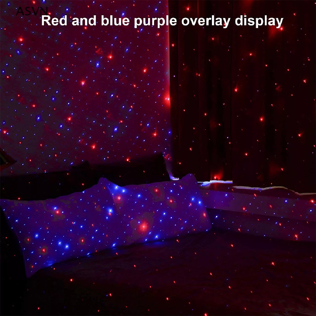 Asvn❤ Đèn LED Chiếu Bầu Trời Sao Galaxy 5V Kết Nối USB