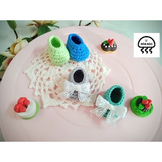 Outfit doll 20cm - Giày len cho doll