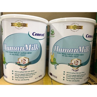 Combo 2 lon sữa bột Humanmilk cenecel 900g