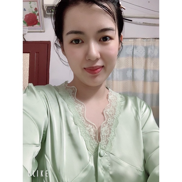 Đồ Bộ Mặc Nhà Pijama Cao cấp Lụa Satin Trơn đẹp IVY660