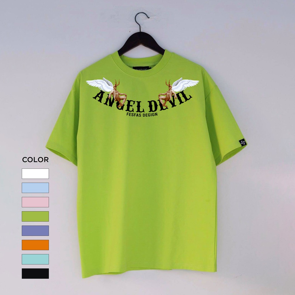 Áo thun ANGEL DEVIL-áo thun UNÍSEX,vải thun 100% cotton (V46)